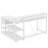 55-Inch L-Shaped Home Office Desk With Monitor Riser, Drawers, And Storage Shelves, Corner Computer Desk For Small Spaces, Farmhouse Writing Table, White & White Finish-1678270807