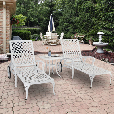 Chaise longue inclinable 48,4 po Bauder