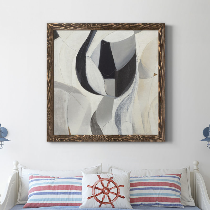 LA TOILE IV - Toile encadrée de qualité supérieure - prête à être accrochée, H 31,5 po x l 31,5 po x P 1,5 po