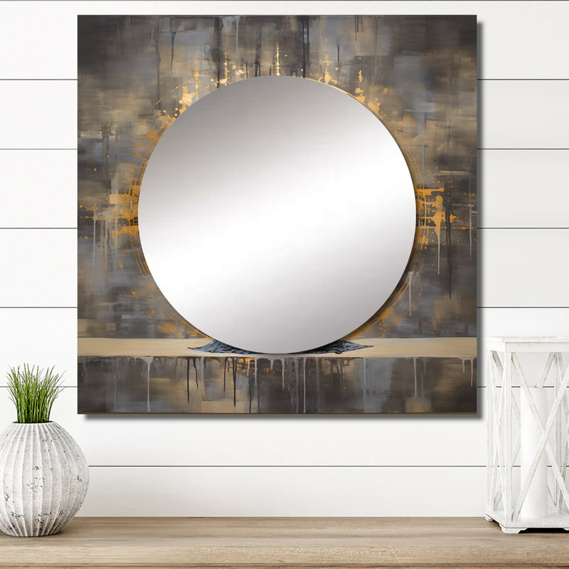 Art mural en miroir Getter - Meditation, 29 po x 29 po