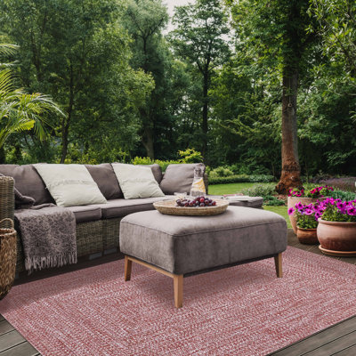 Tapis de couloir ou tapis d'extérieur tressé réversible Ulmer
