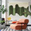 Grande décoration murale macramé macramé pour salon Macramé 59 po x l 37 po-118014480