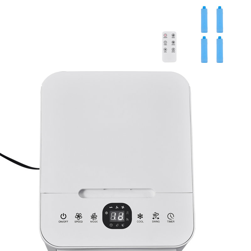 Climatiseur de marais à évaporation 9L 550 CFM avec 2 glacières