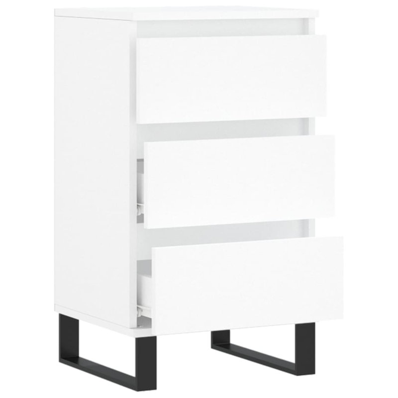 Janey End Table, White
