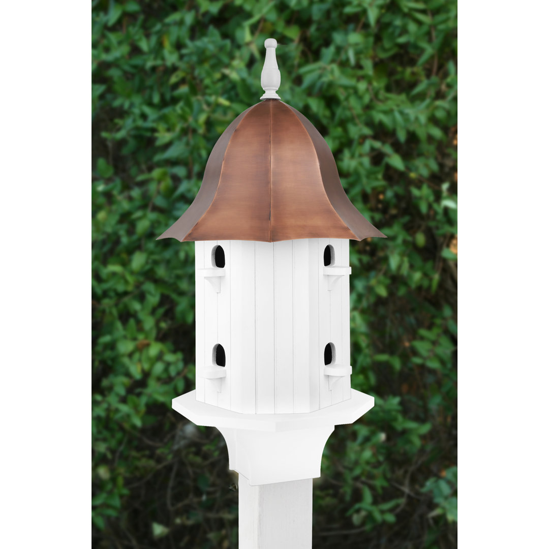 Karstens 27'' H x 18'' W x 18'' D Post Birdhouse Gracie Oaks