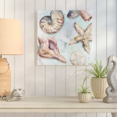 " Sea Shell Toss " by Tre Sorelle Studios