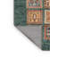 Tapis abstrait vert / rouge-1774132222