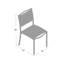Tiburon Teak Patio Dining Chair-17433279-107120651