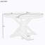 Functional Extendable Dining Table with Leaf for Dining Room and Living Room-1027105195-1027105194