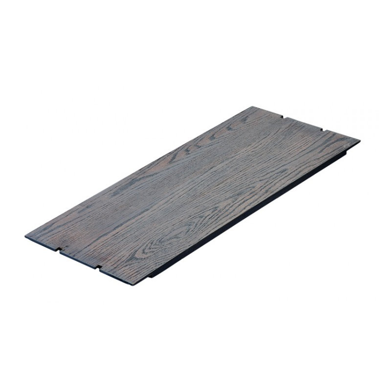 Ashwood Notched Rectangular Riser Shelf, 0.5" H x 24" W x 11" D
