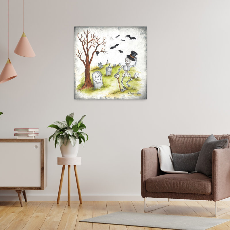 Arbre de chauve-souris abstrait contemporain, H 24 po x l 24 po