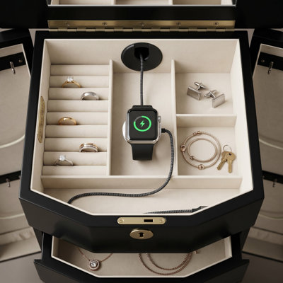 Zakhar 17.25'' Wide Freestanding Jewelry Armoire