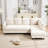 95" Upholstered L Shaped Sofa Modern Sectional-926521335