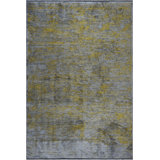 Rapture Contemporary Salute Black/Lemon Yellow Area Rug
