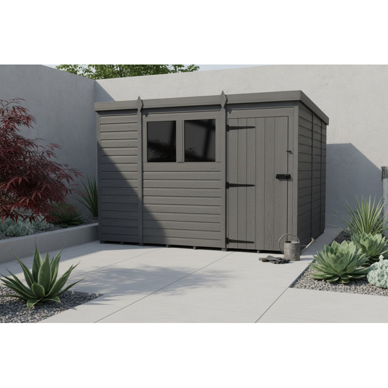 10x8 Pent Composite Shed