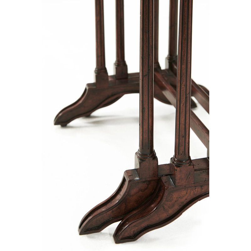 Classic Yet Casual Solid Wood Nesting Tables