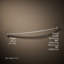 Expanse 76" Curved Fixed Shower Curtain Rod-96074377
