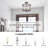 Burkhead 3-lights 12"W Semi Flush Mount