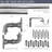 Pryer Metal Adjustable Single Curtain Rod-876760393-876760389