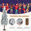 Lighted Artificial Pine Christmas Tree
