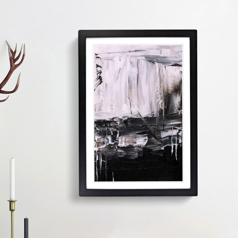 Abstract Vol.392 by S.Johnson - Framed Print, Black Framed, 65cm H x 48cm W x 2cm D