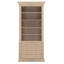 Earven 609.6cm H x 254cm W Library Bookcase