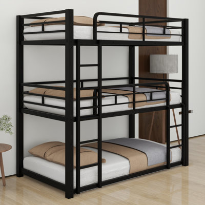 Metal Triple Bunk Bed