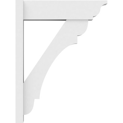 7"W X 24"D X 32"H Olympic Architectural Grade PVC Outlooker with Traditional Ends