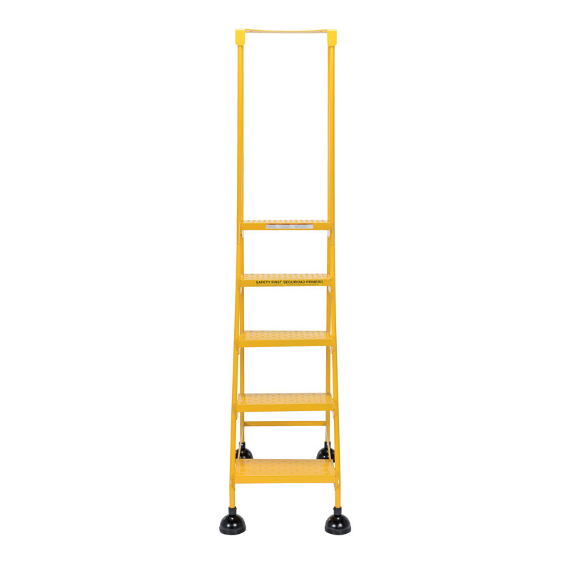 Atlantic 5 - Step Steel Step Stool, Yellow