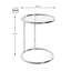 Augu Glass Top C Table End Table