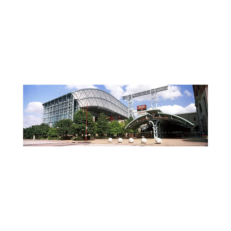 Baseball Field, Minute Maid Park, Houston, Texas, USA - Wrapped Canvas Panoramic Print, 152.4 cm H x 50.8 cm W x 3.175 cm D