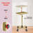Utility Cart with Wheels Adjustable Height Storage Cart with Tray Rolling craft cart-92120636