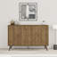 Dune Console Sideboard Geometric Design Wide 123cm-88079540