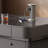 Rectangular Solid + Manufactured Wood with 6 drawers desk-108977661