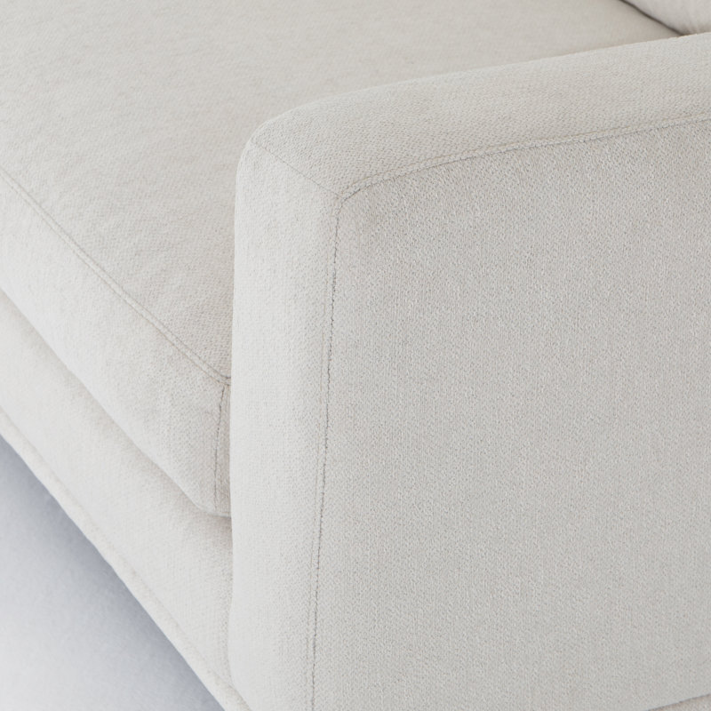 Dom Sofa, Bonnell Ivory Polyester Blend