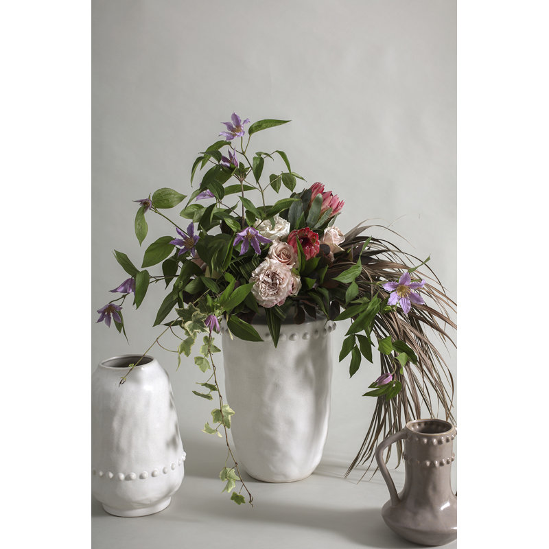 Declo 18.5'' Handmade Ceramic Table Vase