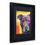 «Heart U Pit Bull», reproduction d'art sur toile encadrée-17980772-69068315-69068317