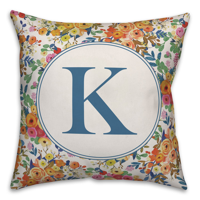 Housse et insert de coussin carré Wildflower, K