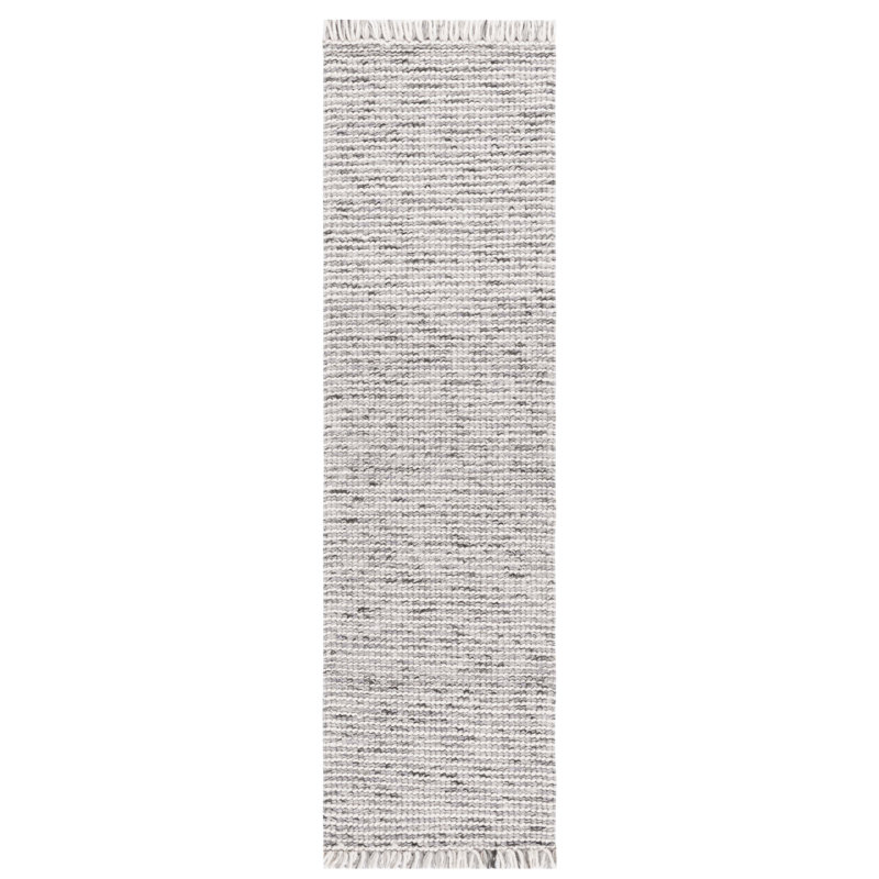 Tapis gris / noir Kava 902, Tapis de couloir 2 pi 3 po x 8 pi