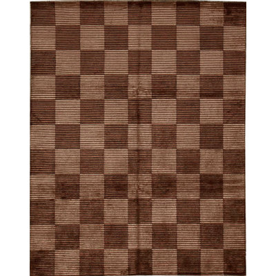 Wool Checkered Indoor Rug
