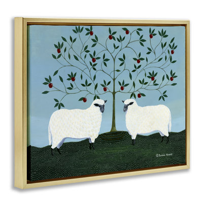 Cadre flottant symétrique en forme de mouton, design par Susan Henke