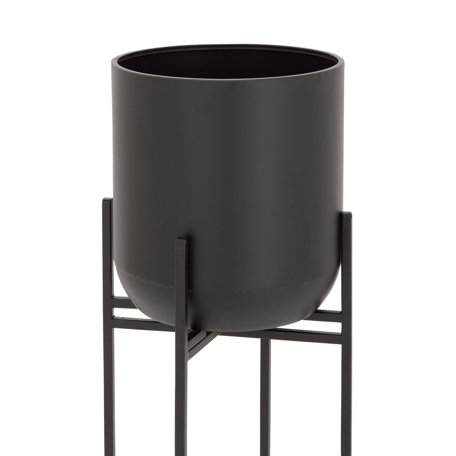 Rodgers Metal Pot Planter, 42" H x 12" W x 12" D