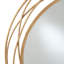 Javin Round Metal Swirl Framed Wall Mounted Accent Mirror-63970352