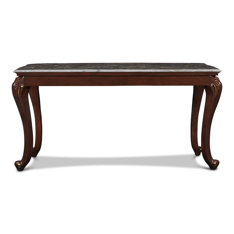 Constantine Console Table with Genuine Marble Top