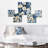 Doynton - Floral Wall Decor Set Of 5