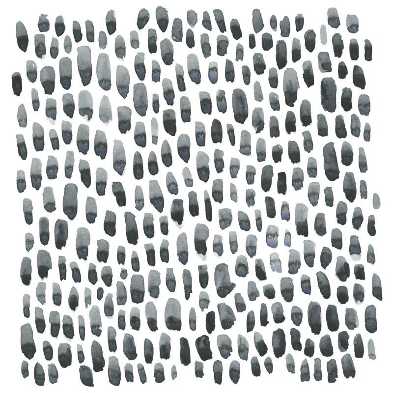 Blue Grey Tessera I by Emma Scarvey - Wrapped Canvas Painting, 51cm H x 51cm W