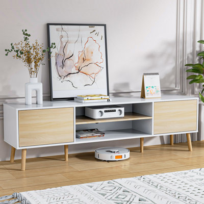 Cailin Unfinished TV Stand for TVs up to 75"