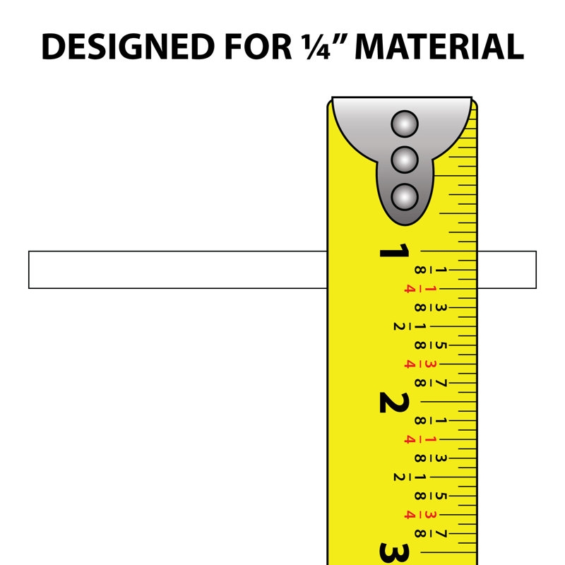 Plastic 0.25'' W x 48'' L T-Molding in Clear
