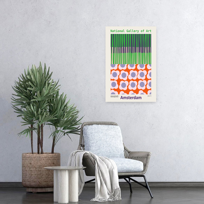 Art contemporain, art classique abstrait audacieux, H 24 po x l 16 po