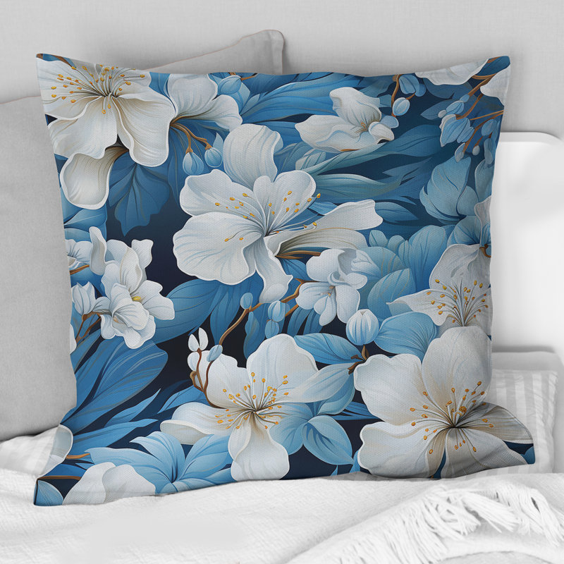 Coussin Azur, 16 po x 16 po